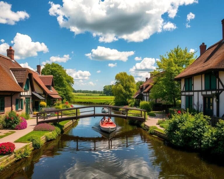 Waarom is Giethoorn populair bij dagjesmensen?