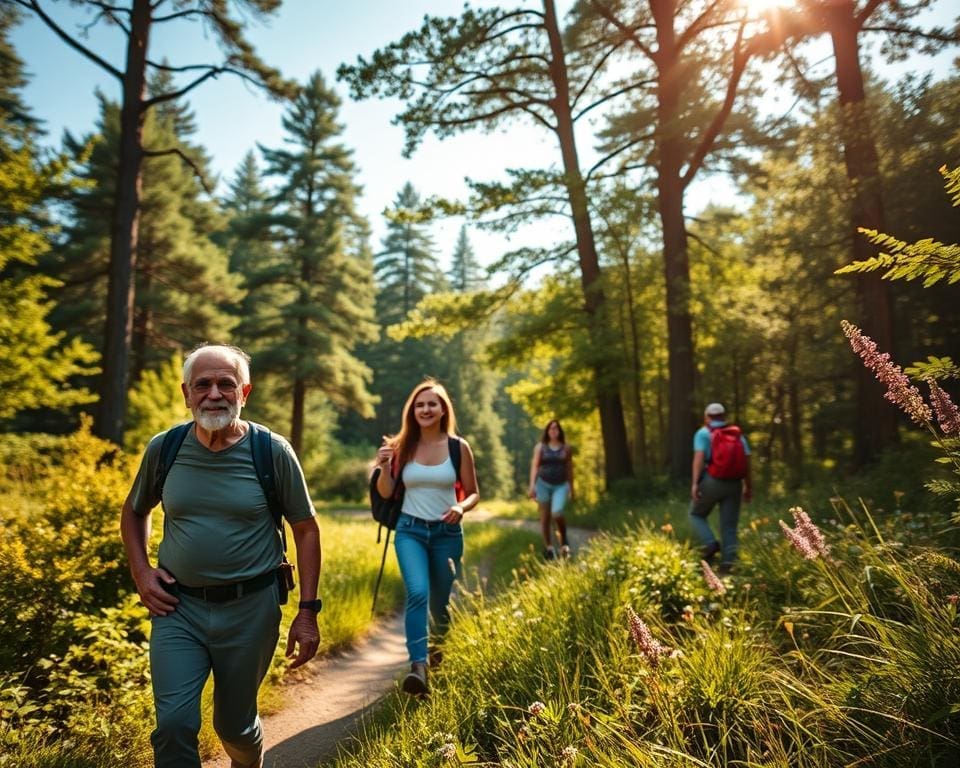 Waarom is wandelen in de natuur zo ontspannend?