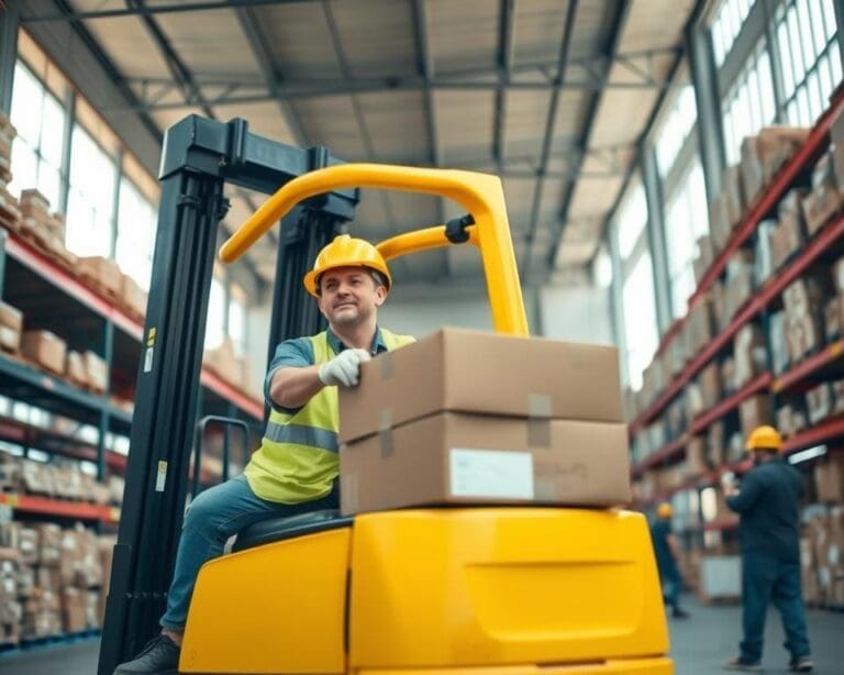 Wat doet een heftruckchauffeur in ploegendienst?