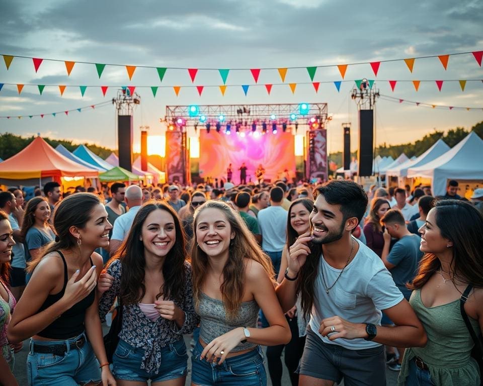 Waarom gaan groepen samen naar een muziekfestival?