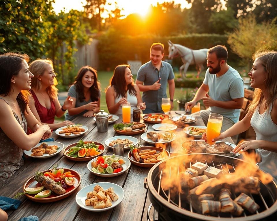 Wat maakt een barbecue met vrienden zo leuk?